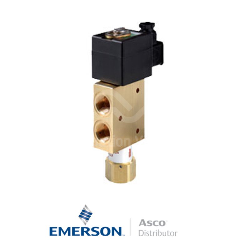 0.5" NPT SC8327A607MS Asco Numatics General Service Solenoid Valves Direct Acting 230 VAC Stainless Steel