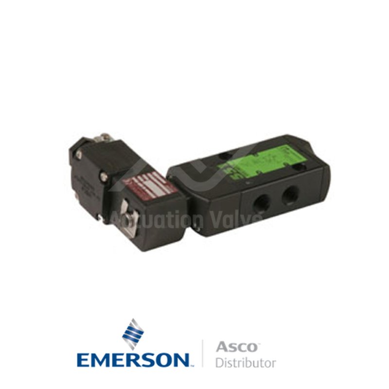 0.25" NPT WBLP8551A017SL Asco Numatics Process Automation Solenoid Valves Pilot Operated 230 VAC Engineered Plastics