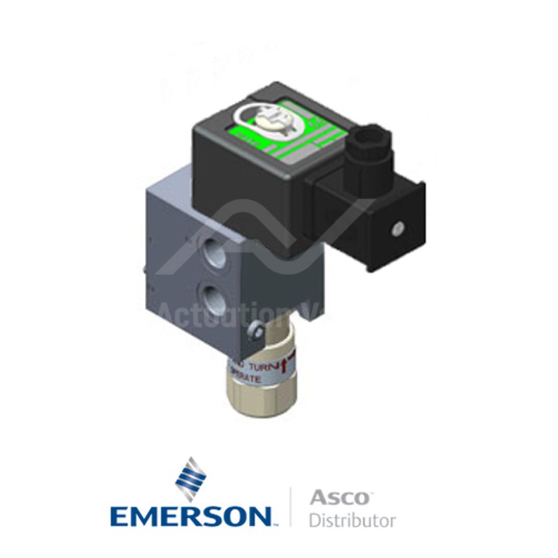 0.25" BSPP SCG327B103MS Asco General Service Solenoid Valves Direct Acting 24 VDC Light Alloy