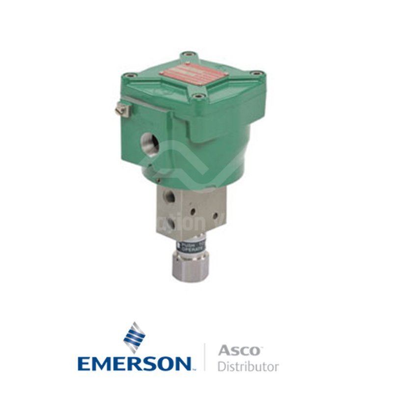 0.25" BSPP NFG327B122 Asco General Service Solenoid Valves Direct Acting 24 VDC Brass