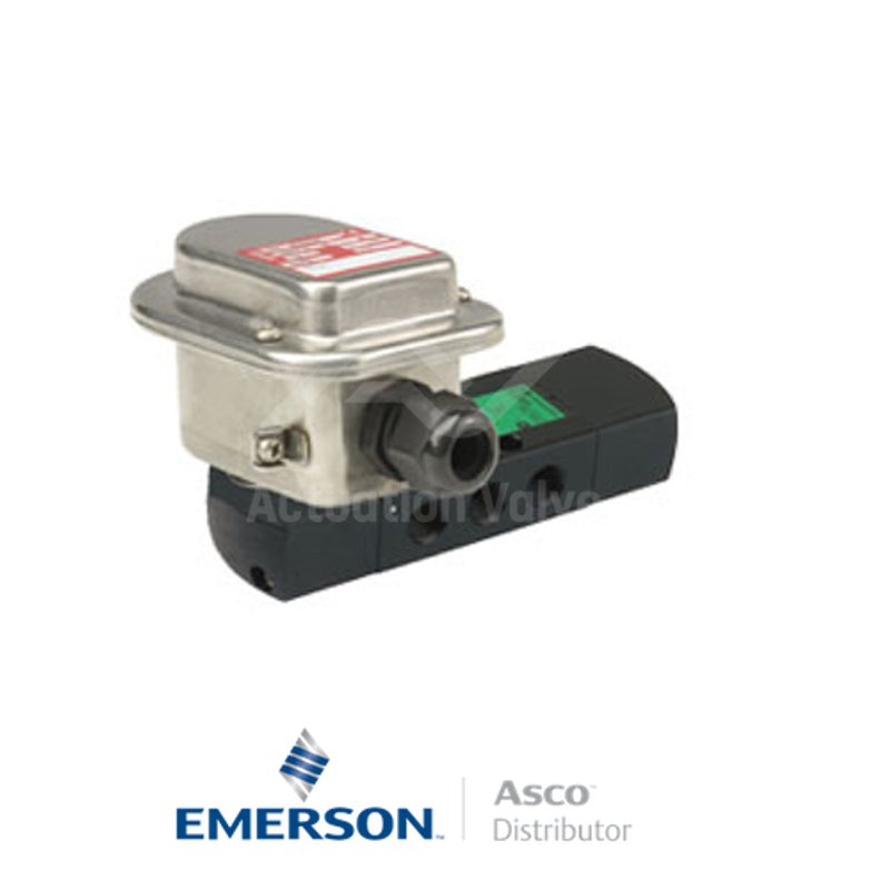 0.25" NPT WST8551B317 Asco Numatics Process Automation Solenoid Valves Pilot Operated 24 VDC Brass